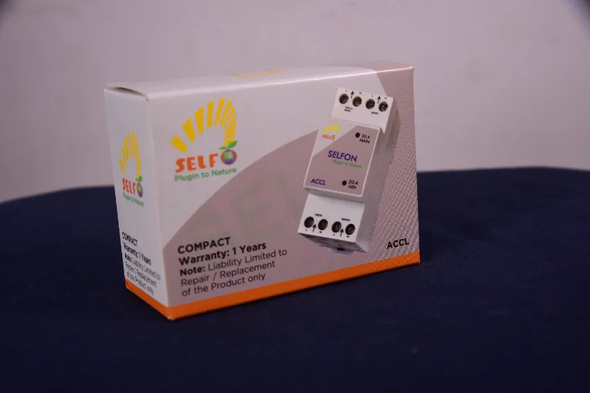 ACCL 63A — Automatic Changeover with Current Limiter
